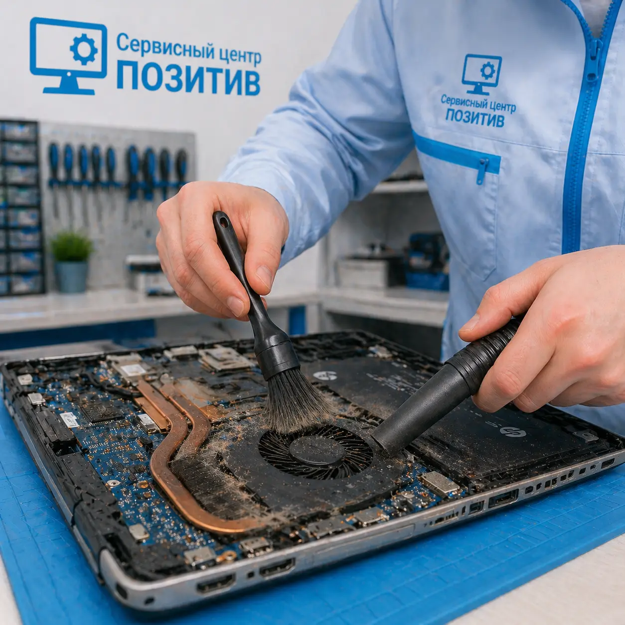 чистка ноутбука HP в Дзержинском