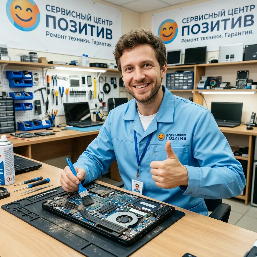Чистка ноутбука от пыли в Дзержинском | Замена термопасты