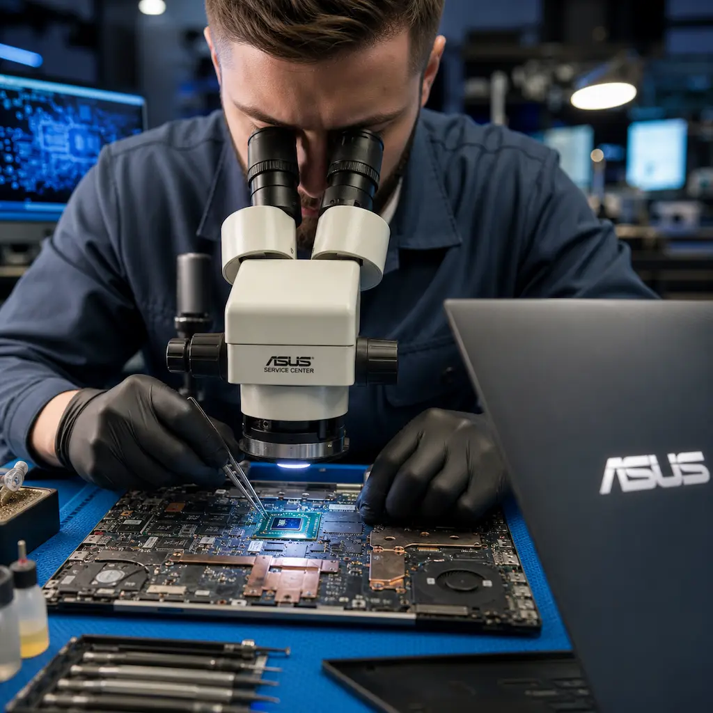 Замена видеокарты ноутбука Asus в Дзержинском