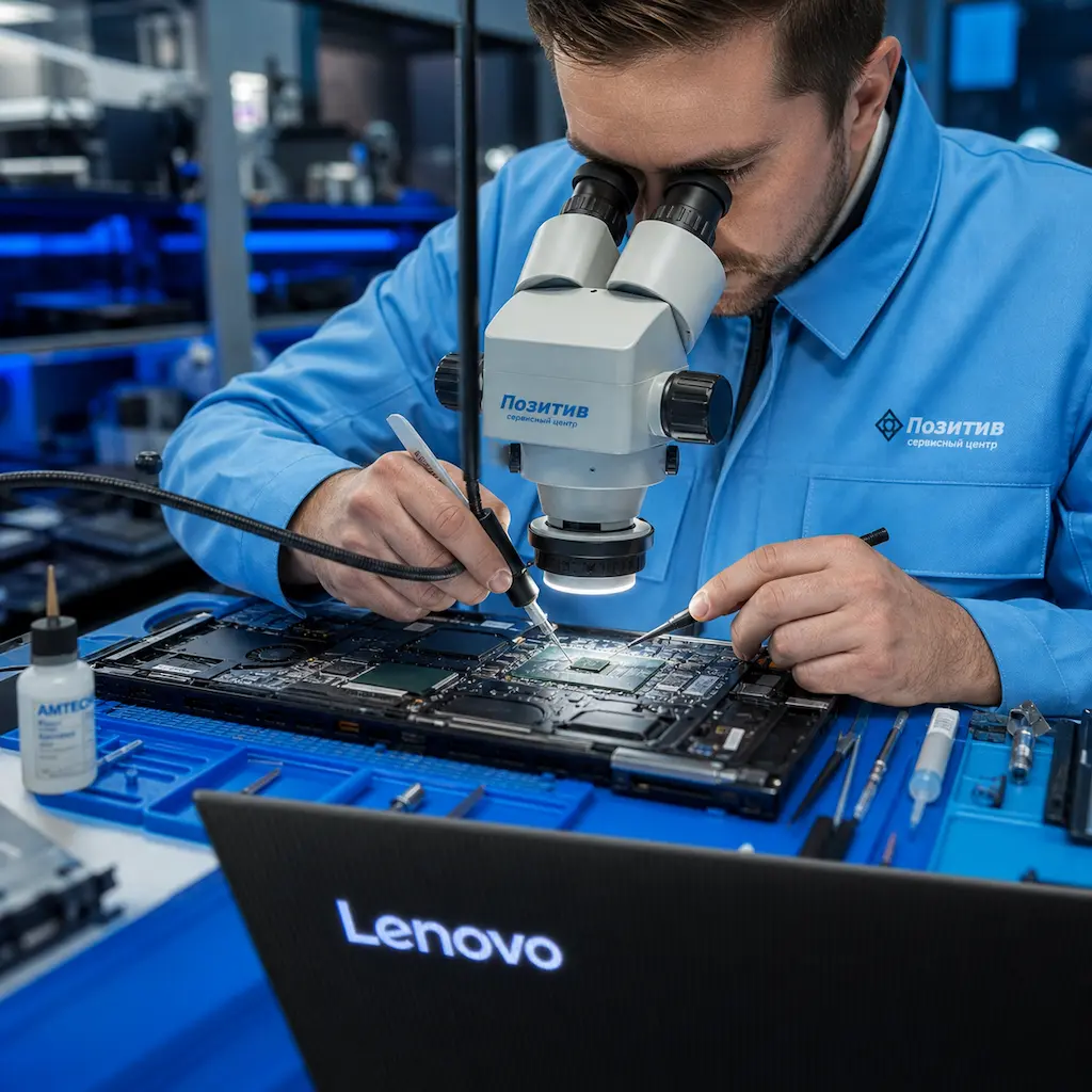 Замена видеокарты ноутбука Lenovo в Дзержинском