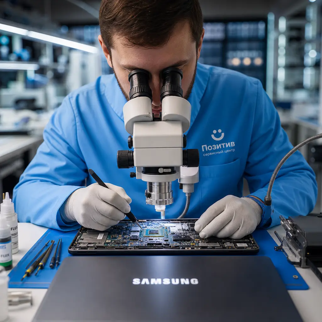 Замена видеокарты ноутбука Samsung в Дзержинском