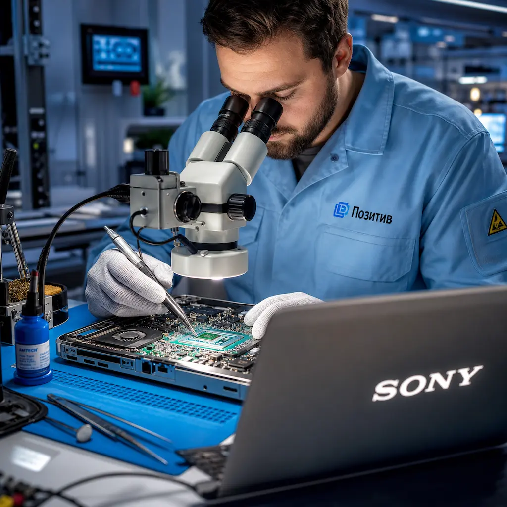Замена видеокарты ноутбука Sony в Дзержинском
