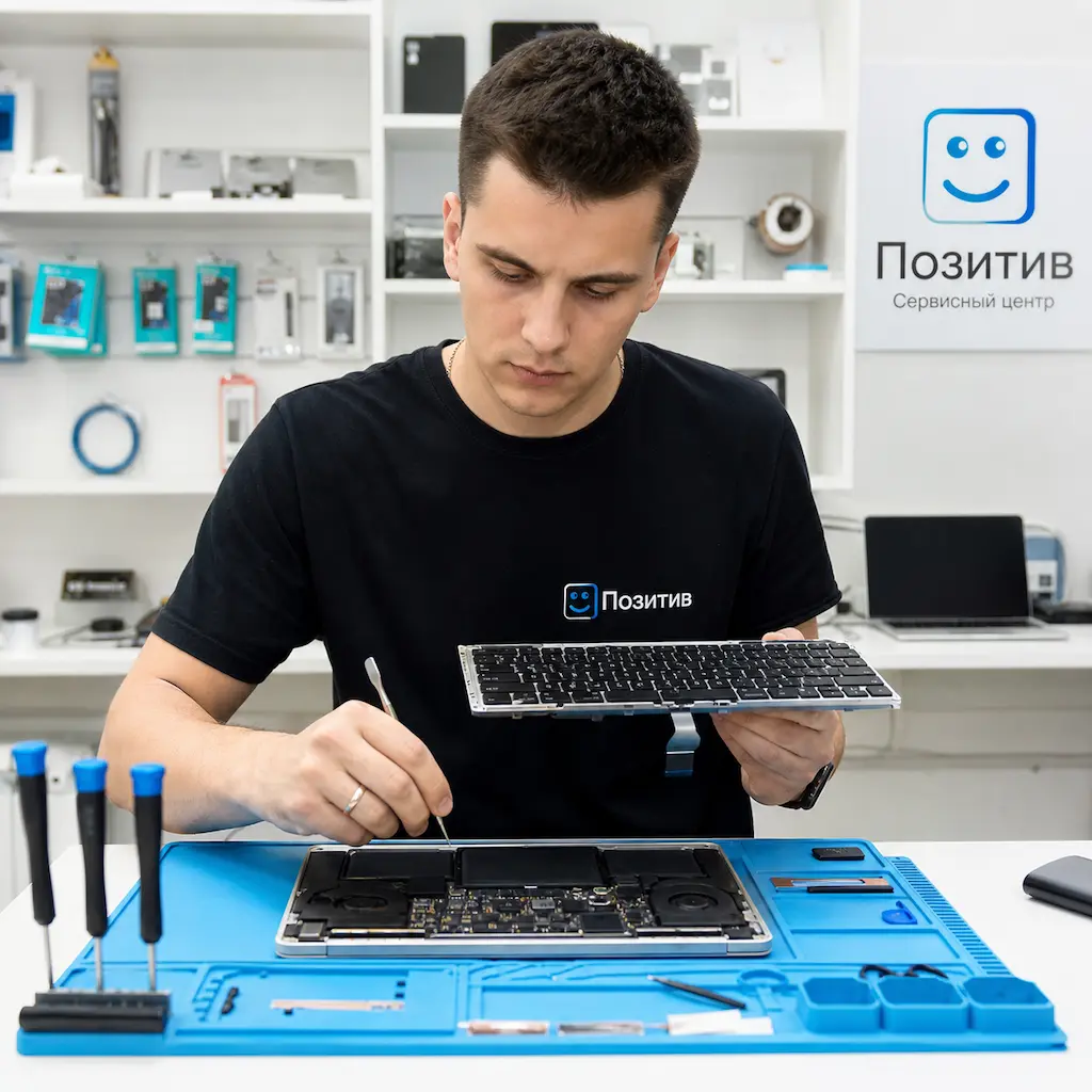 заменить клавиатуру на Apple Macbook в Дзержинском