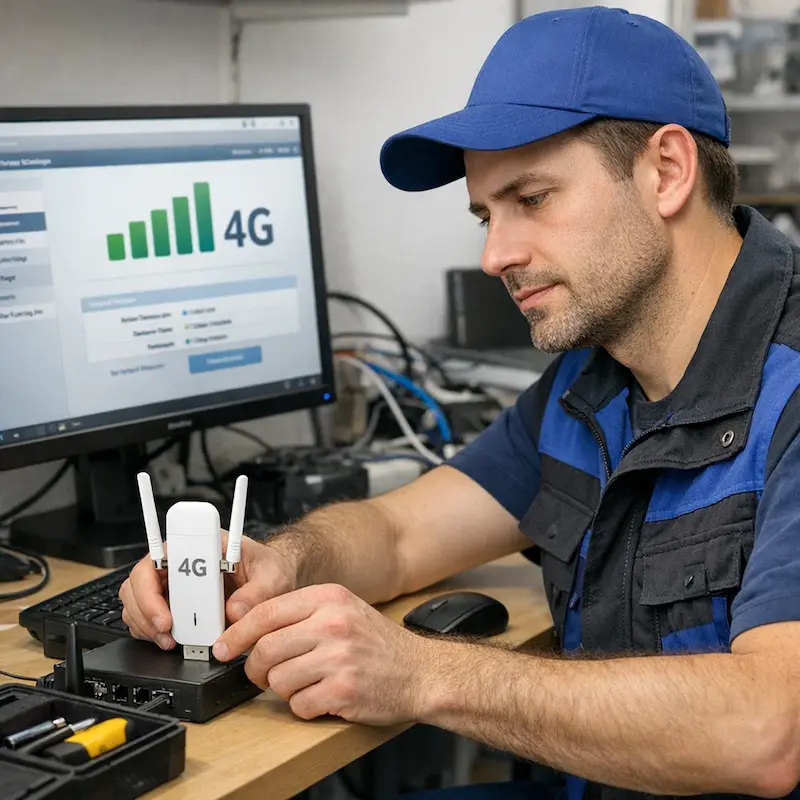 Настройка LTE модема в Дзержинском