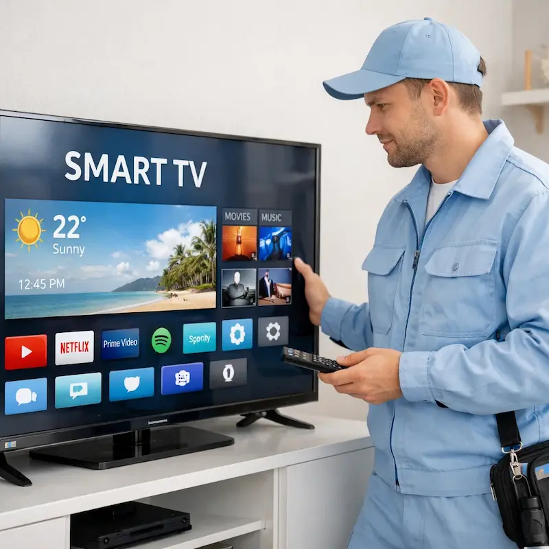 Настройка Smart TV в Дзержинском