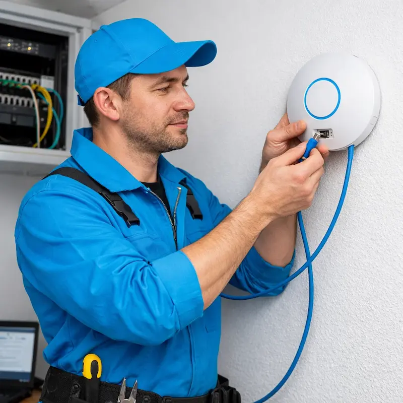 Подключение точки доступа в Дзержинском