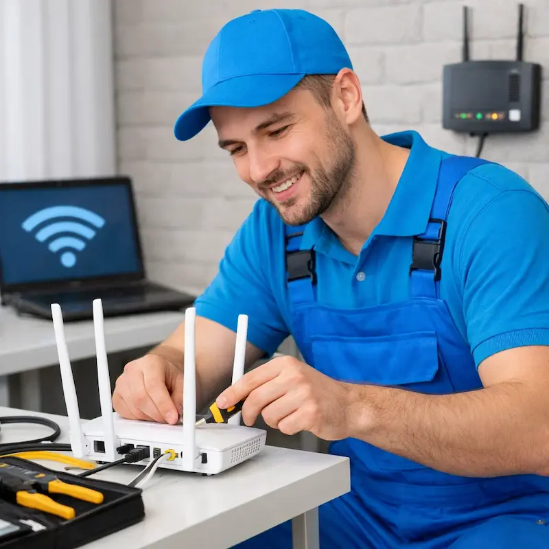 Настройка Wi - Fi в Дзержинском