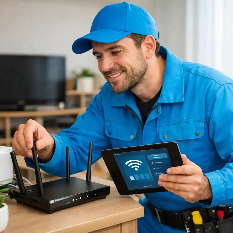 Настройка Wi-Fi для квартиры, дома и офиса в Дзержинском