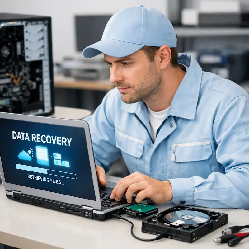 Восстановление данных и файлов в Дзержинском