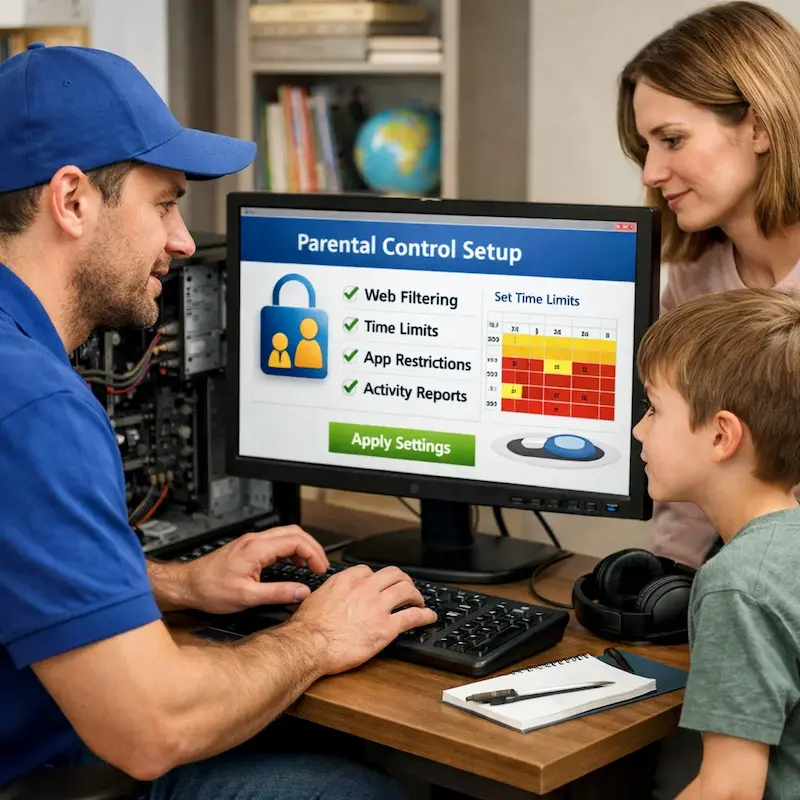 установка родительского контроля в Дзержинском