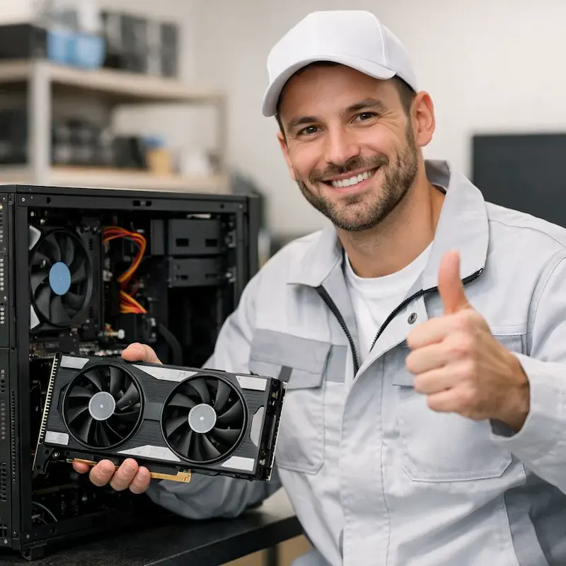 установка видеокарты на ПК в Дзержинском