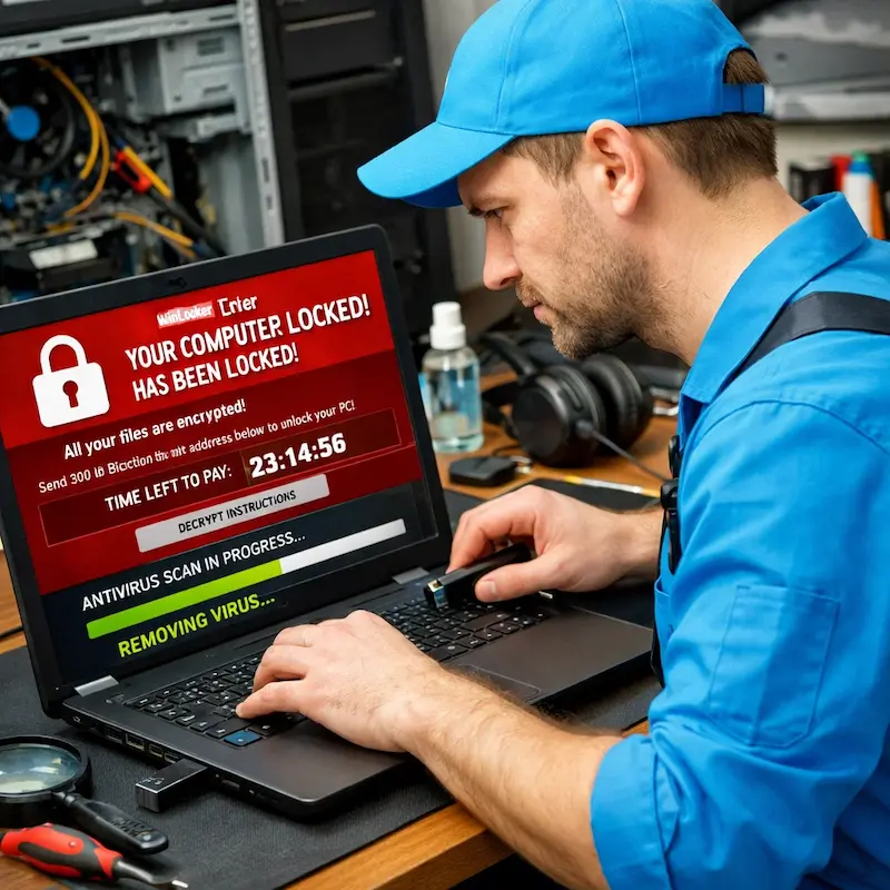 Удалить винлокер в Дзержинском